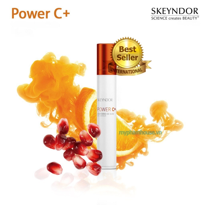 Skeyndor Power C+ Eye Contour 15ml _ Kem đặc trị thâm quầng và trẻ hóa da vùng mắt